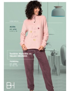 Pijama Sra M/Larga Coralina...