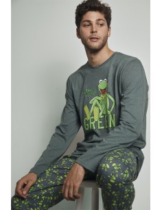 Pijama Cro M/Larga Kermit...
