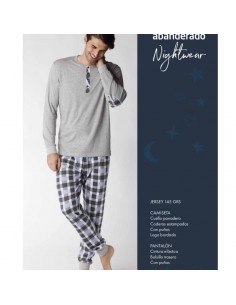Pijama Cro M/Larga Algodon