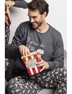 Pijama Cro M/L Admas Popcorn