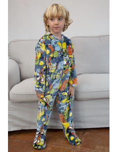 Pijama niño caritas Muslher