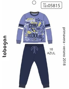 Pijama Infantil Niño M/Larga Stay Cool
