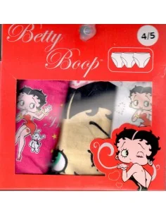 Pack 3 Braguitas Niña Betty Boop