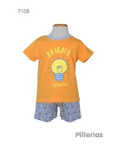 Pijama Infantil Niño M/Corta Idea