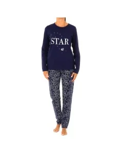 Pijama Sra M/L  Interlock Star