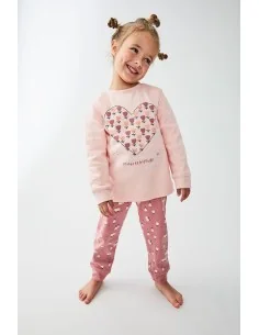 Pijama Infant M/L Niña Interlock Naturs