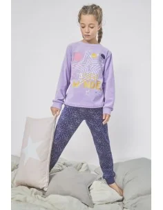 Pijama Niña M/L Tundosado Girl Wonder