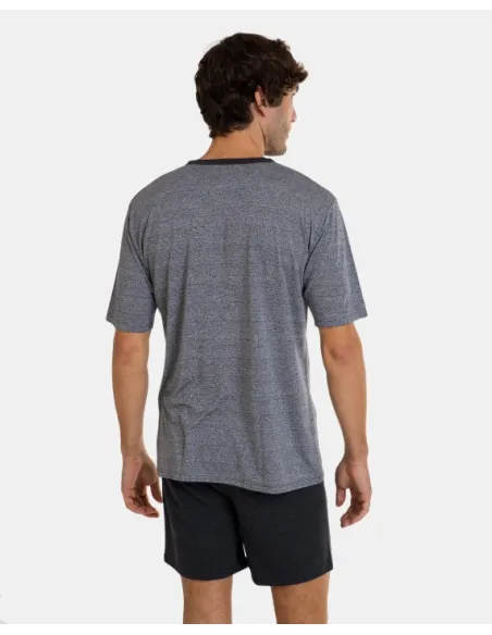 Pijama Cro M/C Corto Gris Auto