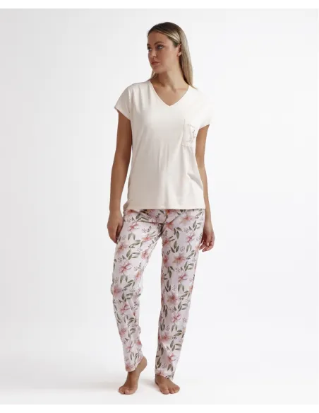 Pijama Mujer M/C P/Largo
