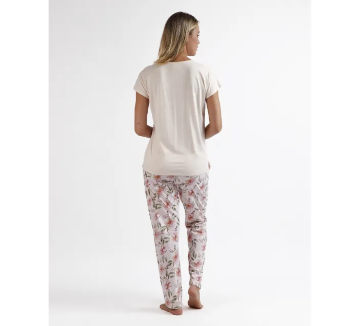 Pijama Mujer M/C P/Largo