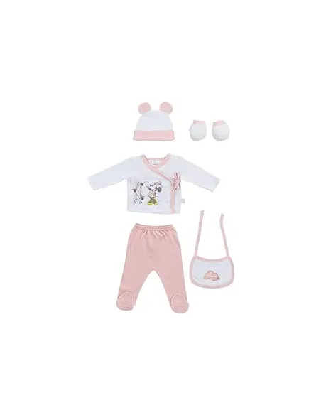 Pack Regalo Recien Nacido 5 Pzas Minnie