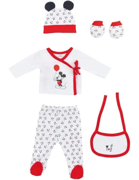 Pack Regalo Recien Nacido 5 Pzas Mickey