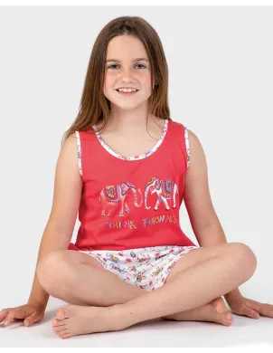 Pijama Niña Tirantes Estampado