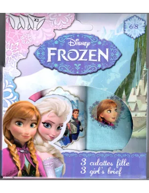 Pack 3 Braguitas Niña Frozen 2