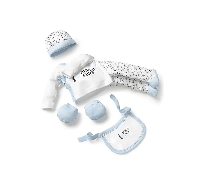 Pack Regalo Recien Nacido 5 Pzas Love Papa Mama