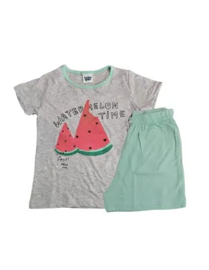 Pijama Niña M/C P/C Watermelon Time