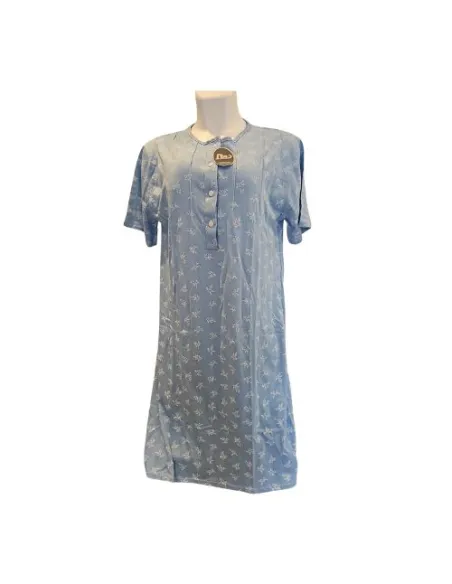 Camison Sra Verano Algodon Manga Corta