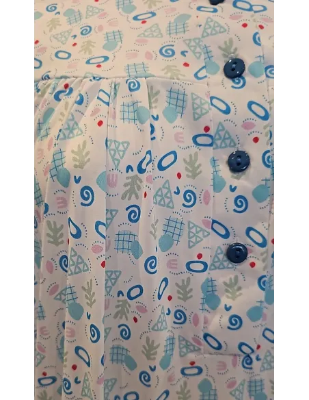 Camison Sra M/Corta Geometrico