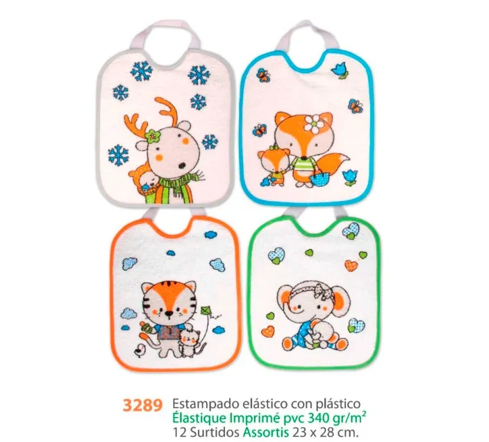 Babero Estampado Elastico