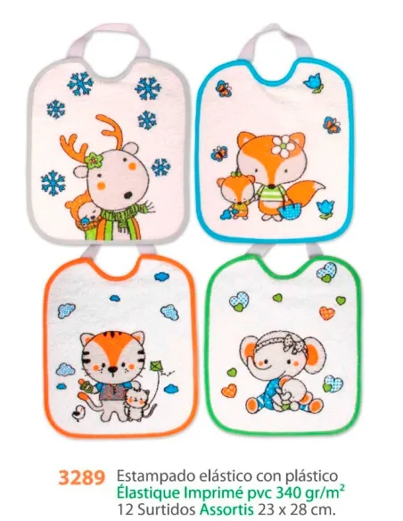 Babero Estampado Elastico