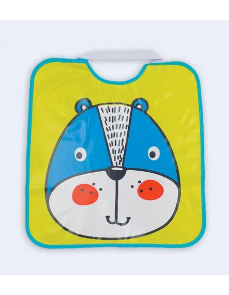 Babero Estampado Guarderia Pvc Bolsillo