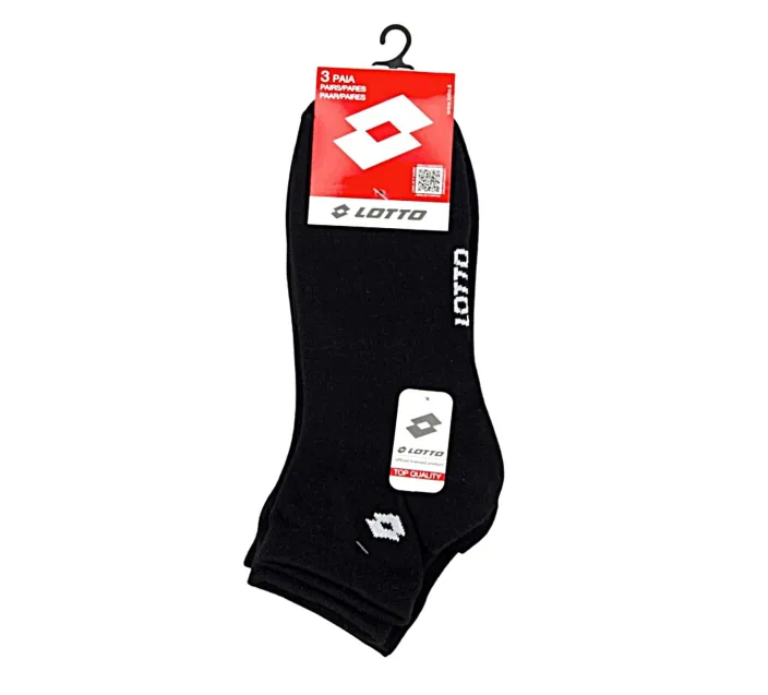 Pack 3 Calcetines Invisibles Lisos Lotto