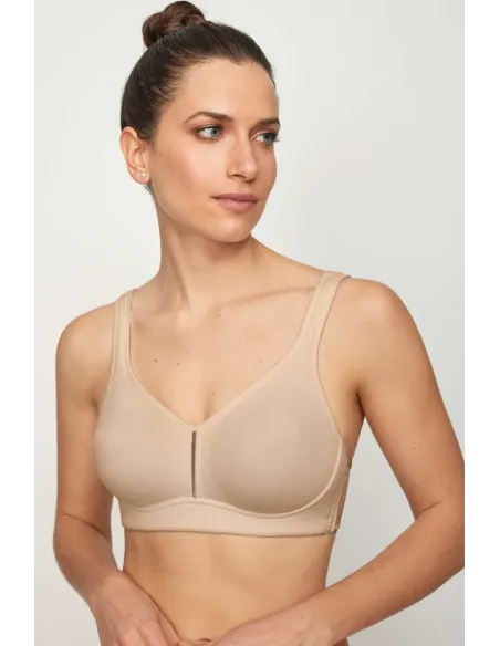 Sujetador Nuria Con Aros Y Microfibra Copa C.