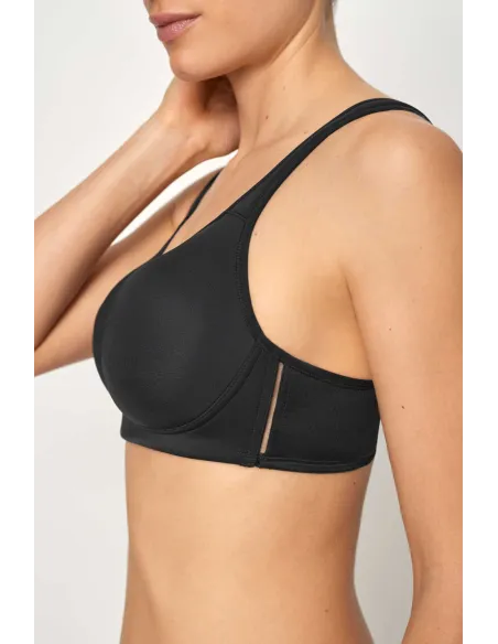 Sujetador Nuria Con Aros Y Microfibra Copa C.