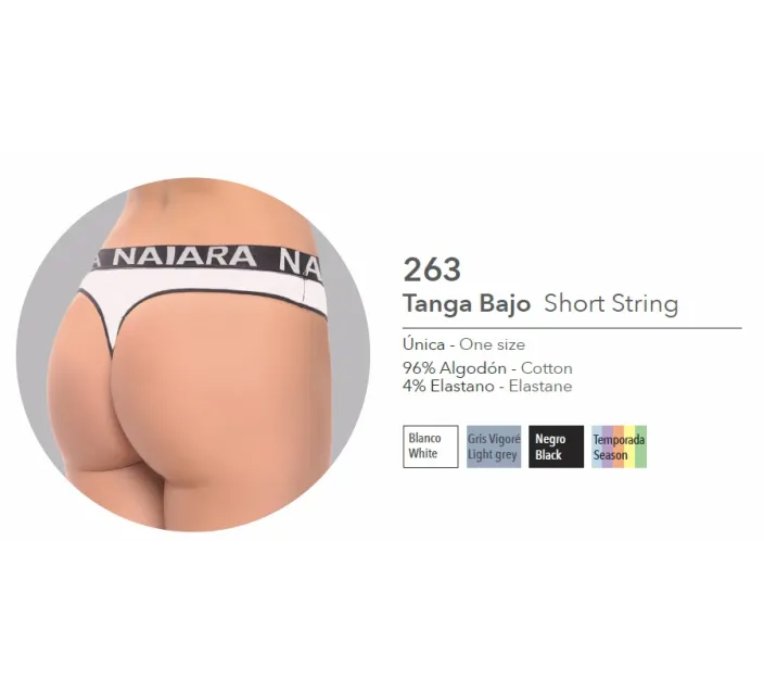 Pack 2 Tangas Sra Laser Cintura Ancha