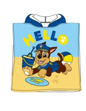 Poncho Playa Paw Patrol