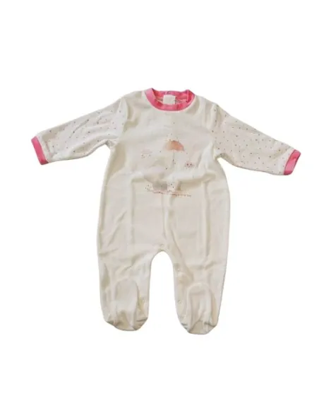 Pelele Bebe Terciopelo M/L Niña