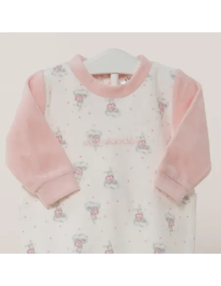 Pelele Bebe Terciopelo M/L Niña