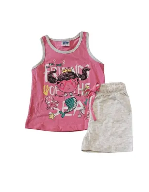 Pijama Inf Niña Tirantes P/C Sirenita