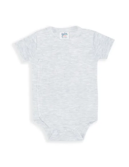 Pack 2 Bodis M/Corta Recien Nacido Blanco/Gris Basic