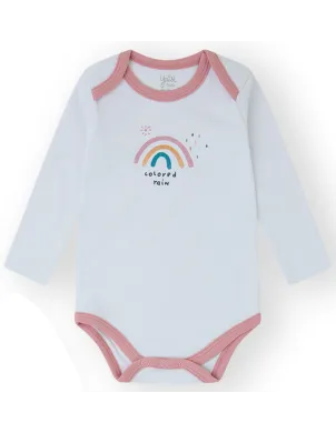 Pack 2 Bodis Bebe M/Larga Rainbow 2