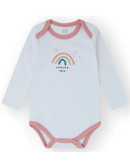 Pack 2 Bodis Bebe M/Larga Rainbow