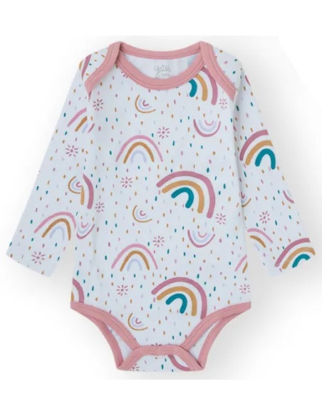 Pack 2 Bodis Bebe M/Larga Rainbow
