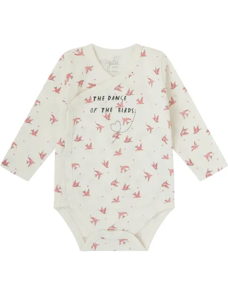 Pack 2 Bodis Bebe Cruzado M/Larga Recien Nacido Oreneta