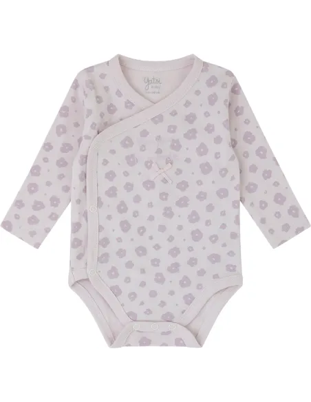 Pack 2 Bodis Bebe Cruzado M/Larga Recien Nacido Bonjour