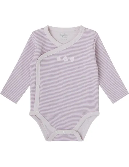 Pack 2 Bodis Bebe Cruzado M/Larga Recien Nacido Bonjour