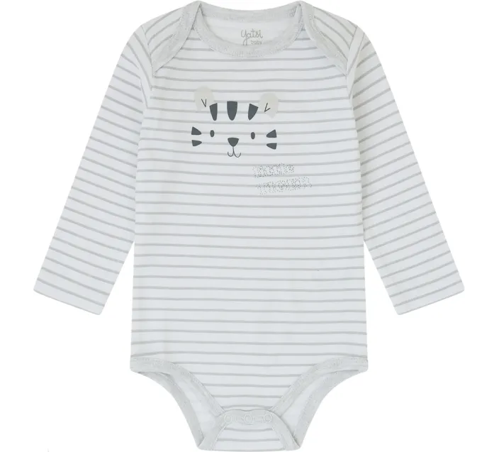 Pack 2 Bodis Bebe M/Larga Tiger