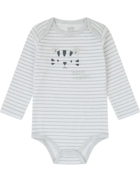 Pack 2 Bodis Bebe M/Larga Tiger