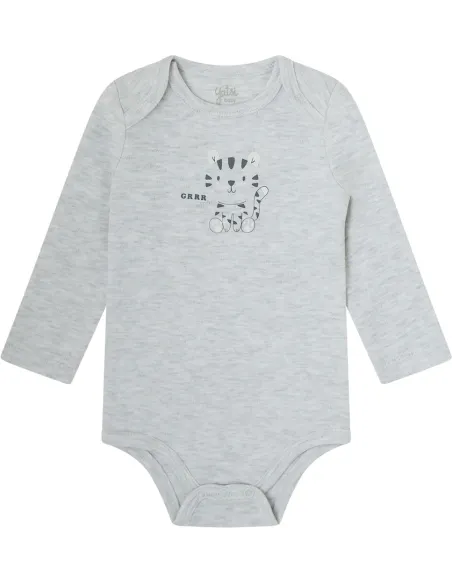 Pack 2 Bodis Bebe M/Larga Tiger