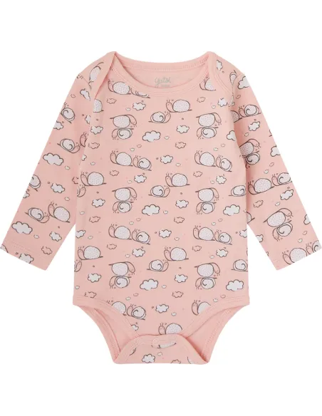 Pack 2 Bodis Bebe M/Larga Snail