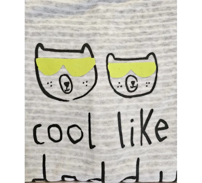 Pelele M/Larga Tundosado Cool Like Daddy