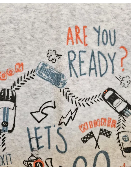 Pelele M/Larga Tundosado Let'S Go