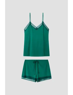 Pijama Sra Tirantes Detalle Encaje 2