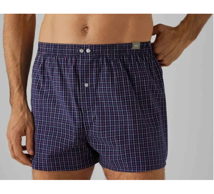 Boxer Cro De Tela Abrt. Frontal Est. Cuadros