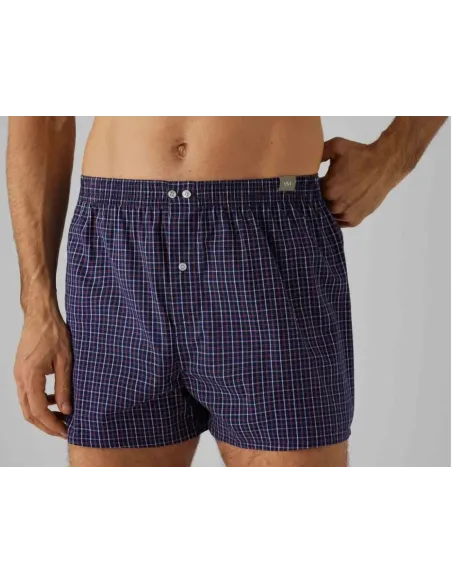 Boxer Cro De Tela Abrt. Frontal Est. Cuadros