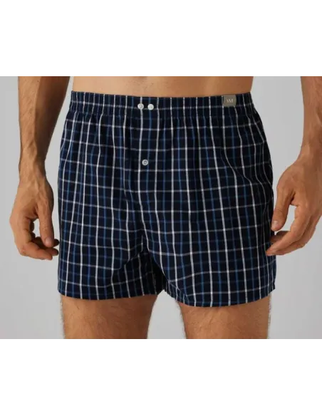 Boxer Cro De Tela Abrt. Frontal Est. Cuadros